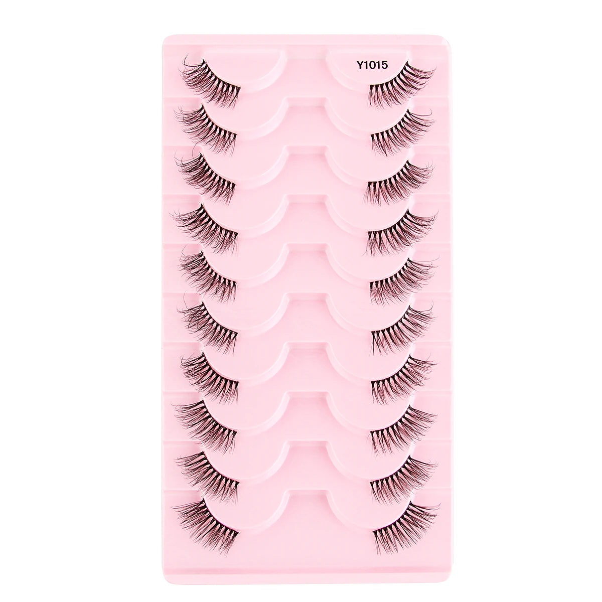 Cat Eye Lash 3/5/10 Pairs Half Lashes Natural Long False Eyelashes Wispy 3D Mink Lashes Volume Faux Cilios Extension Makeup Tool