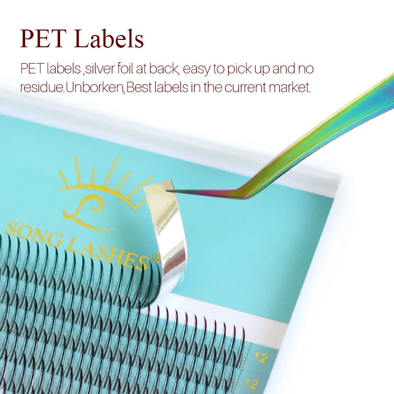 Song Lashes A Shape Wispy Fairy+V-shaped Lower Eyelashes+Wispy Spikes High Quality Eyelash Extension Group Makeup Supplies