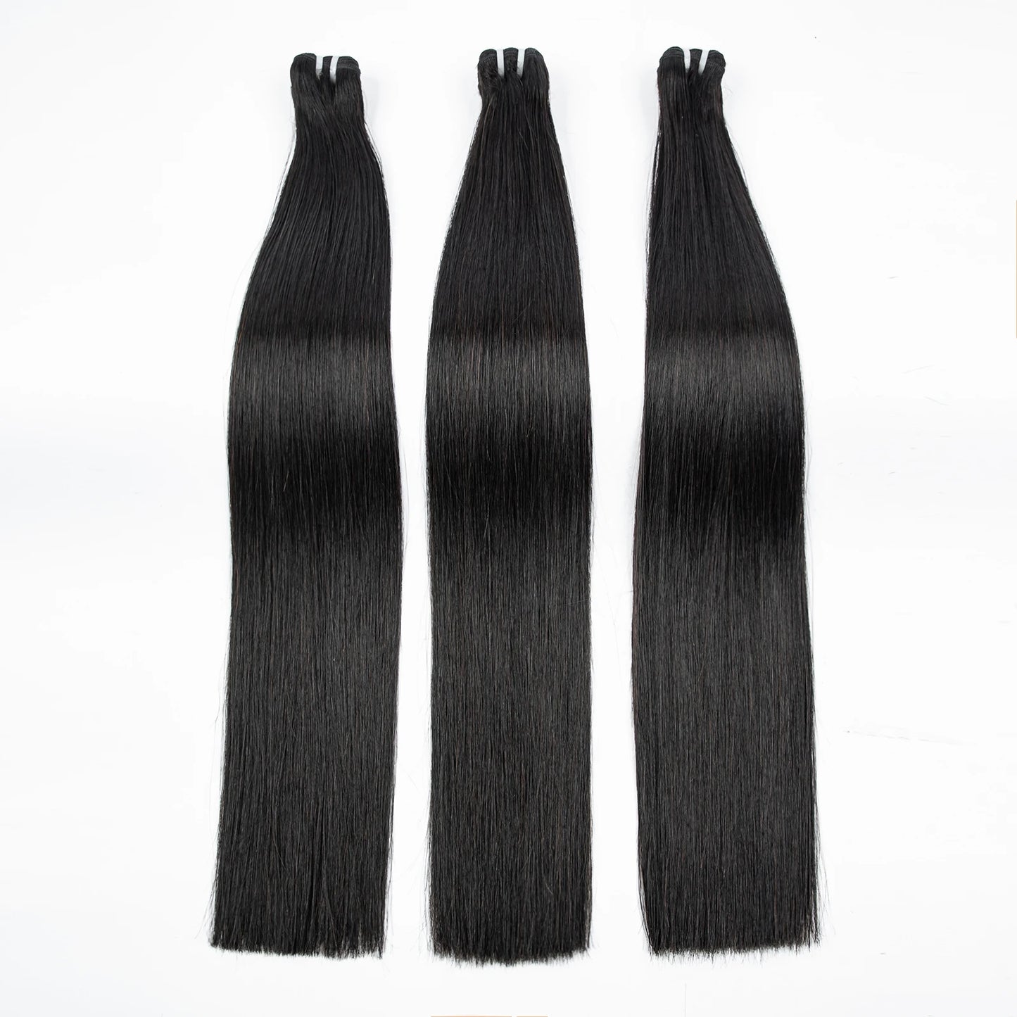 16A Double Drawn Vietnamese Bone Straight Bundles with 13x4 Lace Frontal 100% Raw Human Hair Bundle with 2x6/5x5 HD Lace Closure