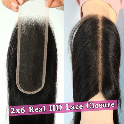 16A Double Drawn Vietnamese Bone Straight Bundles with 13x4 Lace Frontal 100% Raw Human Hair Bundle with 2x6/5x5 HD Lace Closure
