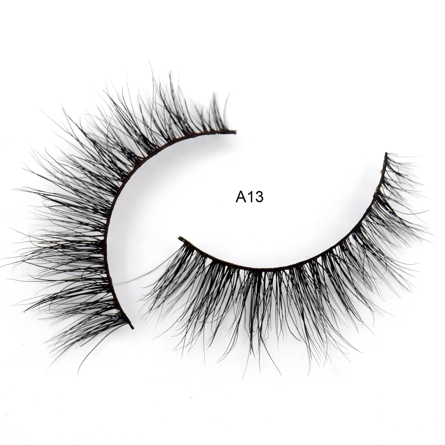 Visofree Mink Eyelashes 3D Mink Lashes Thick Crisscross Winged Eyelashes Cruelty Free Mink 1 Pair/box False Lashes D22