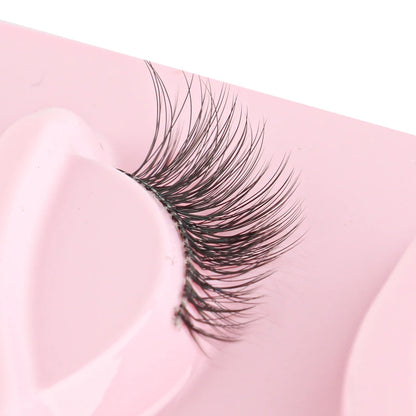 Cat Eye Lash 3/5/10 Pairs Half Lashes Natural Long False Eyelashes Wispy 3D Mink Lashes Volume Faux Cilios Extension Makeup Tool