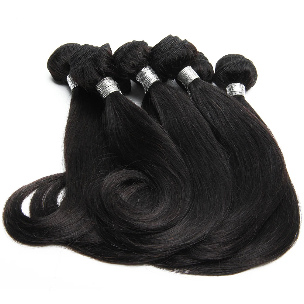 Malaysian Human Hair Bundles with Closure Blonde Bundles with 4x4 Closure 8 pcs Curly Hair Extensions And Closure Preplucked