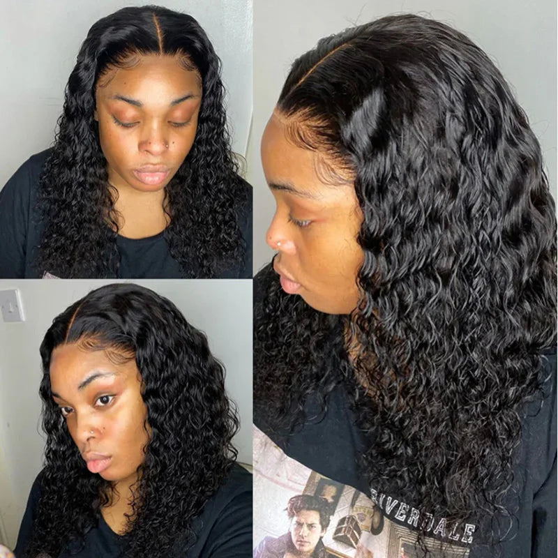 Glueless Wigs Human Hair 6x4 Closure Pre Plucked Pre Cut Lace 100% Human Hair Wigs With Invisible Small Knots