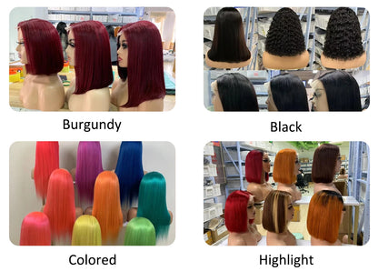 360 Full Lace Wig 100% Human Hair Afro Kinky Curly Wig for Black Woman Pre Plucked Natural Color 360 HD Lace Frontal Curly Wig