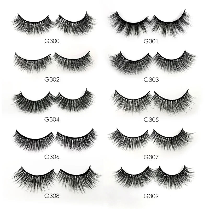 Eyelashes 3d mink lashes natural long make up false eyelashes eyelash brushes makeup eye lashes tweezers 3d lashes maquiagem