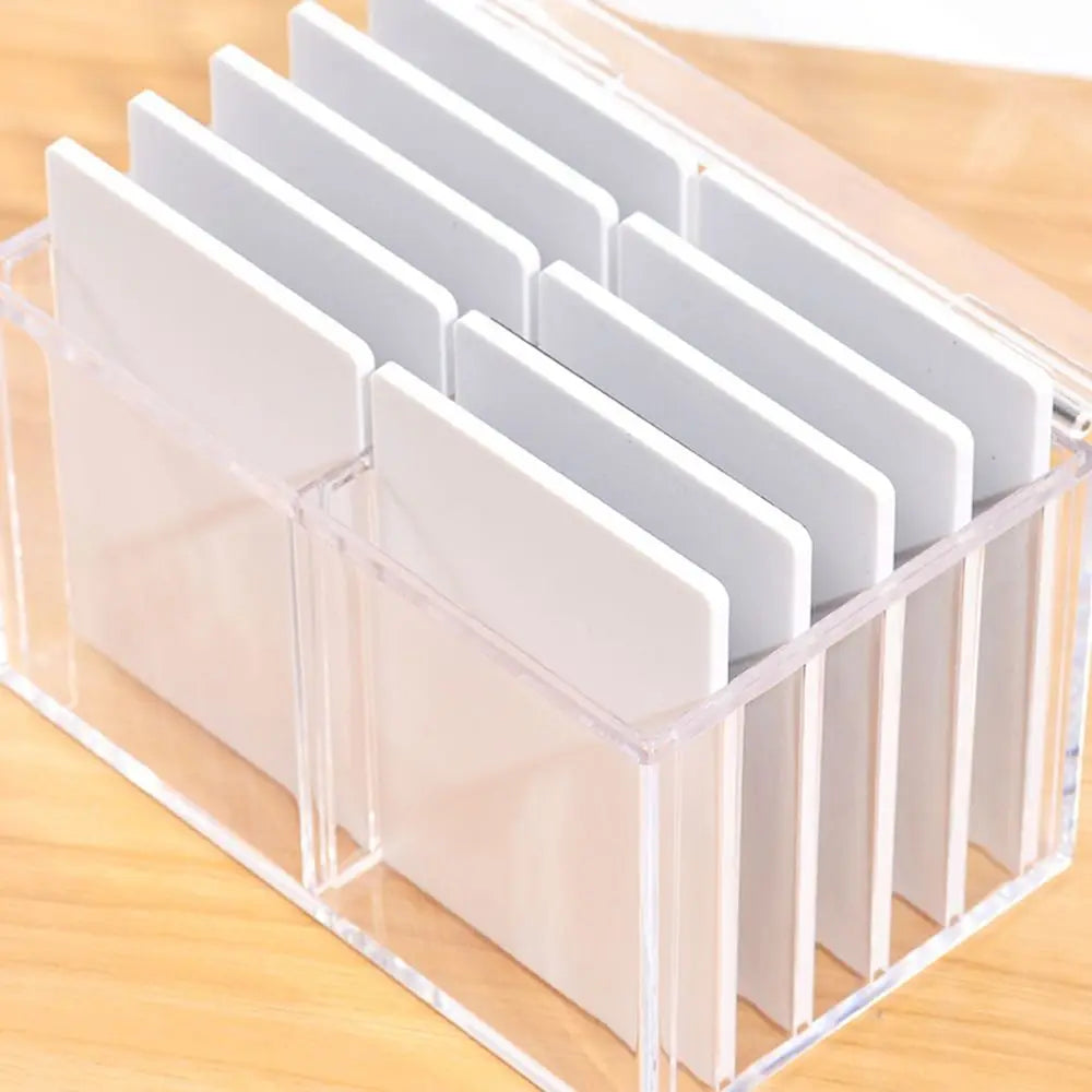 MASSA 10-Layer Acrylic Eyelash Storage Box Spacious Dust Cover Lashes Display Stand Eyelash Plates Space Saving Makeup Tool