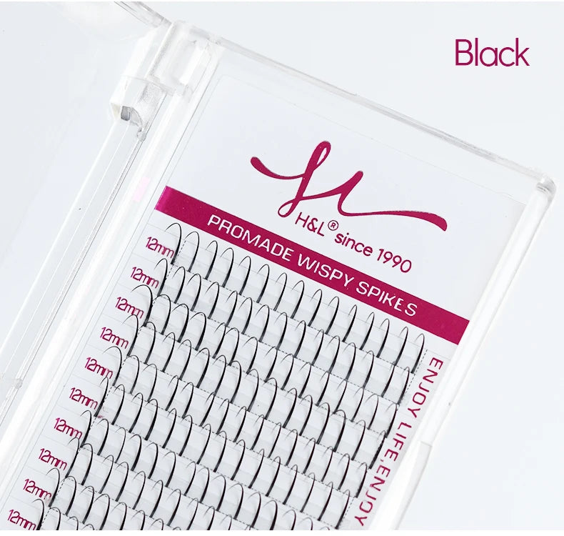 Wispy Fairy Eyelashes Individual Cluster Spikes Lash Wispy Premade Russian Matte Promade Wispy Spikes False Eyelash Extensiones