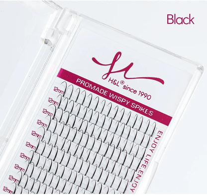 Wispy Fairy Eyelashes Individual Cluster Spikes Lash Wispy Premade Russian Matte Promade Wispy Spikes False Eyelash Extensiones