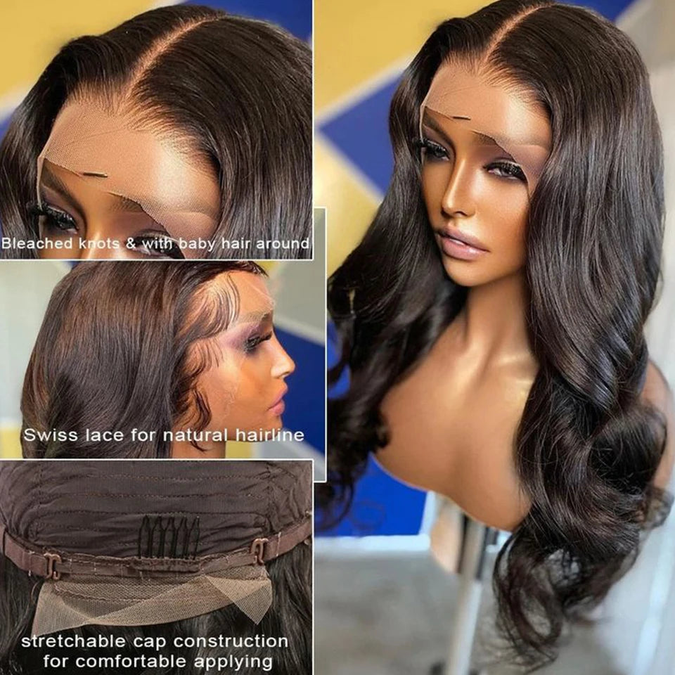 Peruvian Body Wave Transparent Wear To Go 13*5*2 T Lace Wig Human Hair Wigs On Sale Clearance Lace Front Wig For Women