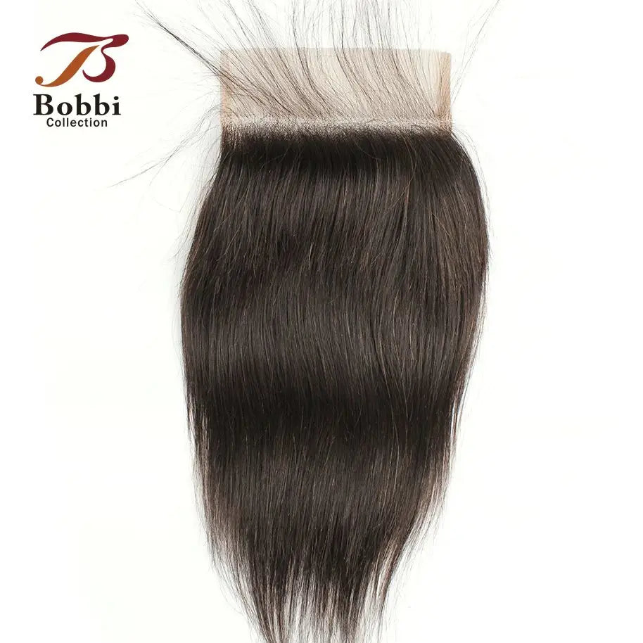 1pc 100% Human Hair Lace Frontal Closure 5x5 4x4 2x6 13x4 13x6 Lace Closure Free Part Pre-Plucked Transparent Lace Straight