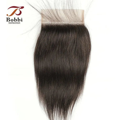 1pc 100% Human Hair Lace Frontal Closure 5x5 4x4 2x6 13x4 13x6 Lace Closure Free Part Pre-Plucked Transparent Lace Straight