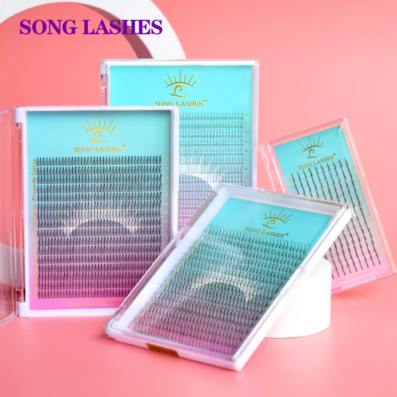 Song Lashes A Shape Wispy Fairy+V-shaped Lower Eyelashes+Wispy Spikes High Quality Eyelash Extension Group Makeup Supplies