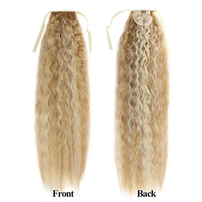 Long Curly Ponytail Extensions Synthetic Horse tails Curly False Tail For Women 32Inch Hairpiece Ponytail Hair Extensions