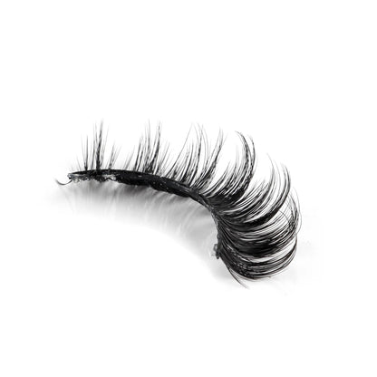 3D Mink Lashes 3/10 Pairs Cat Eye Half Lashes Natural Long False Eyelashes Strip Makeup Soft Fake Eyelash Extension Make Up Tool