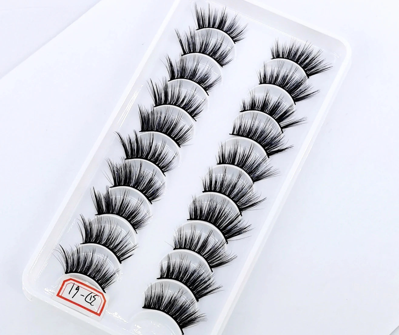 New 10 Pairs Crisscross Half Eye Lashes Natural False eyelashes Handmade 3D Mink Lashes Makeup Tools Reusable Eyelash Extension