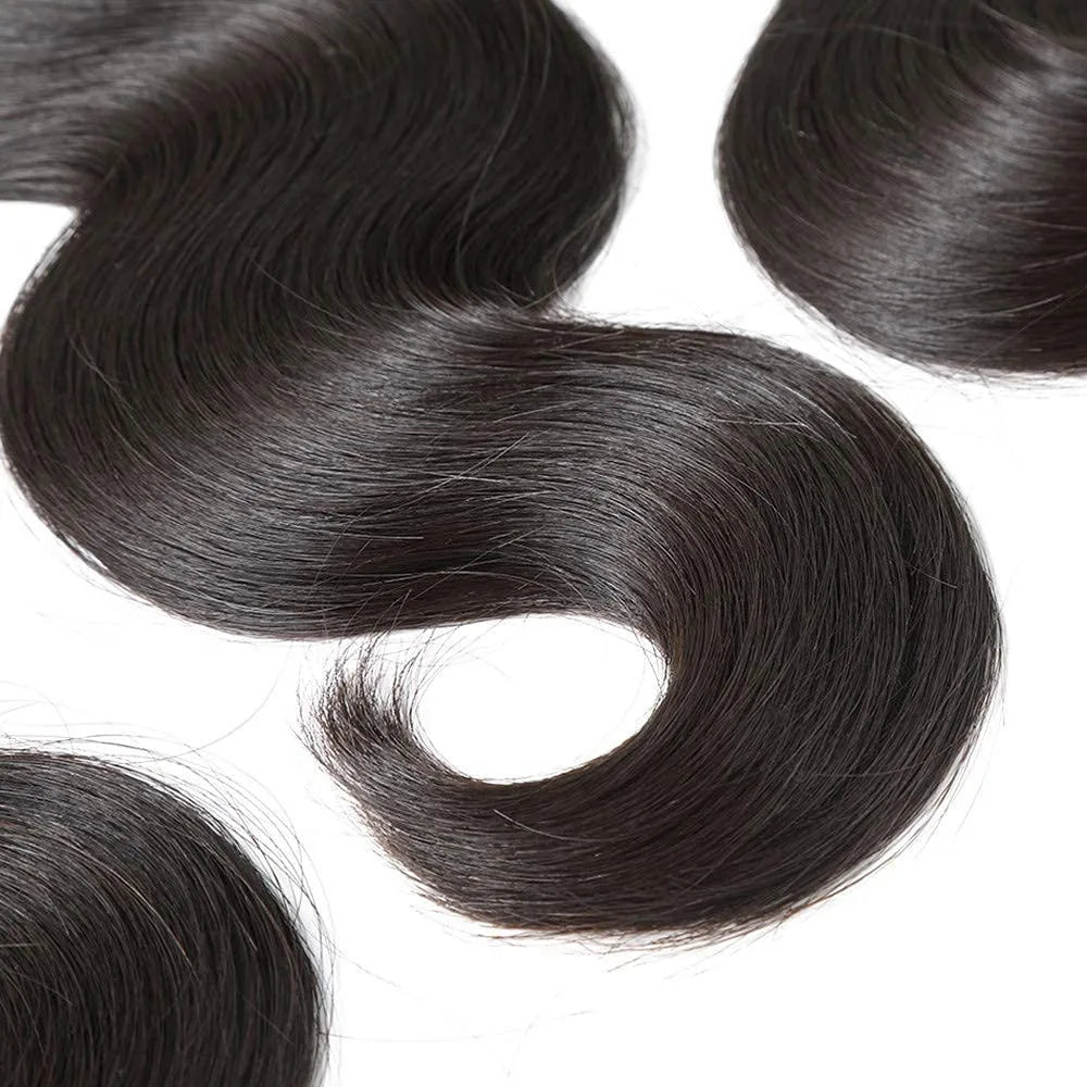 Human Hair Bundles Body Wave Hair Bundles With Closures 13x4 Lace Frontal With Bundles Human Hair Brazilian Virgin Hair Bundles