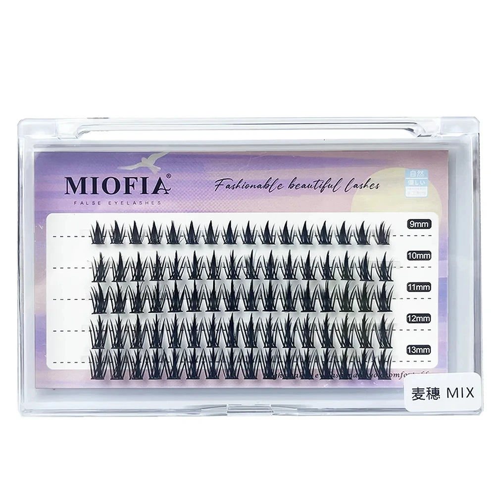 Mink eyelashes 1/box 80 bundle natural Russian 3D individual manga eyelash clusters extended Makeup tools wholesale lashes