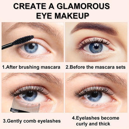 11/16PCS Eyelash Curler with 10pcs Replacement Pads Women Professional Eyelashes Curling Tweezers Clips Lasting Eye Makeup Tools