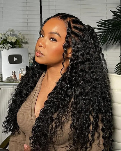 Deep Wave 32 34 36 Inch Bundles Brazilian 100% Remy Hair Extensions Wet And Wavy Curly Human Hair 3/4 Pcs Raw Hair Bundles