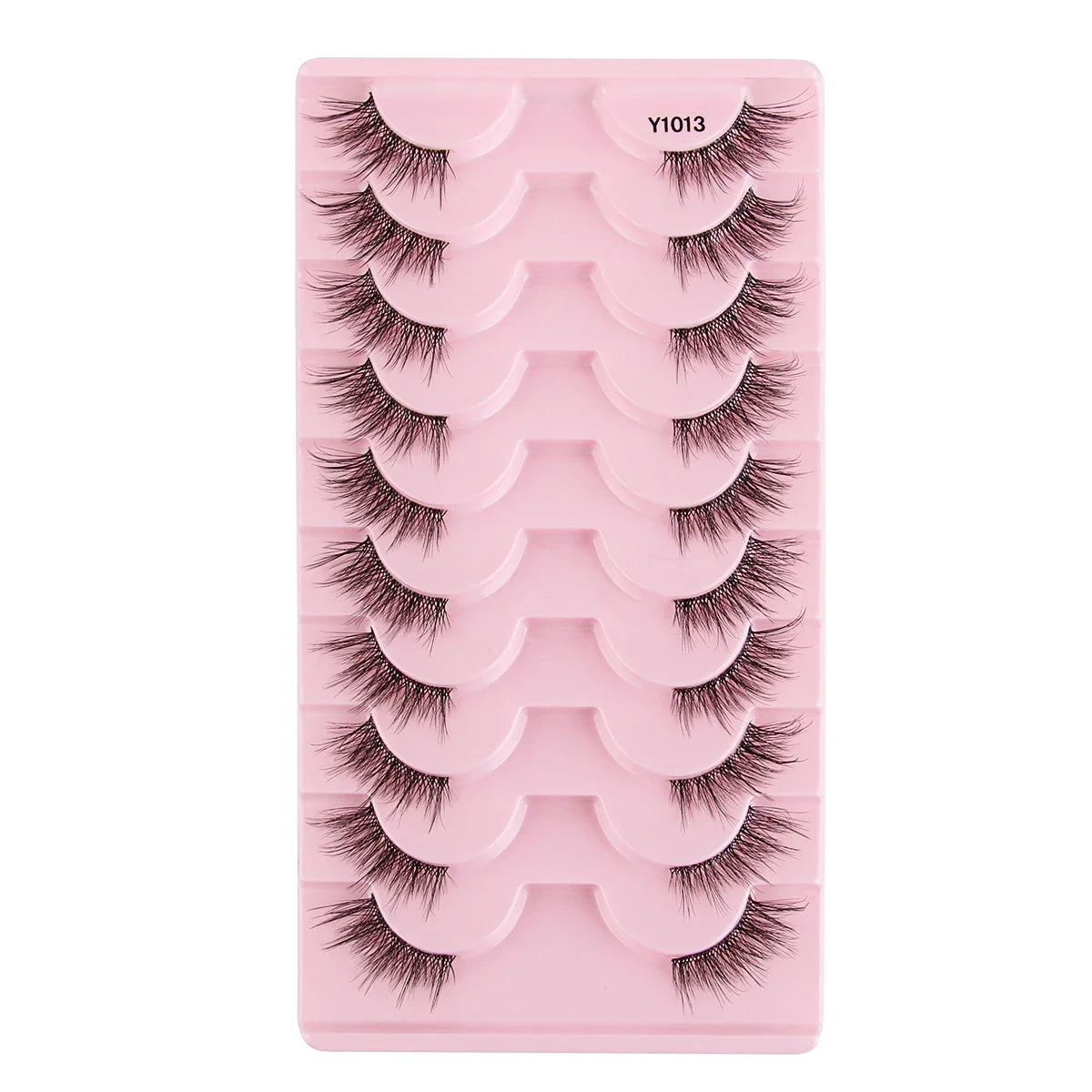 Cat Eye Lash 3/5/10 Pairs Half Lashes Natural Long False Eyelashes Wispy 3D Mink Lashes Volume Faux Cilios Extension Makeup Tool