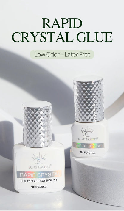 SONG LASHES Euelashes Glue 0.5 -1 Sec Drying For Eyelash Extensions  5ml transparent Clear Glue  False lash glue tools