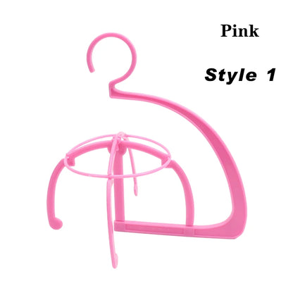 Wig Stands Plastic Hat Display Wig Head Holders Wig Hanger For Multiple Wigs 17x34Cm Portable Folding Wig Stand 1pcs Wig Holder