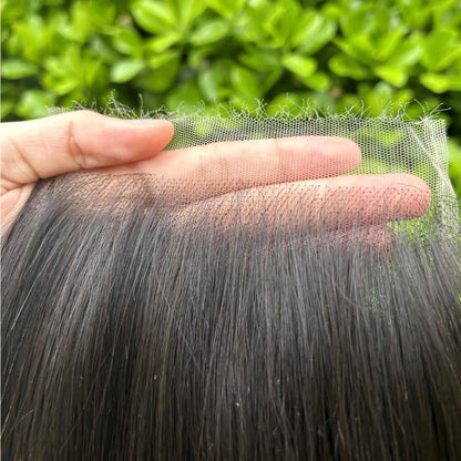 16A Double Drawn Vietnamese Bone Straight Bundles with 13x4 Lace Frontal 100% Raw Human Hair Bundle with 2x6/5x5 HD Lace Closure