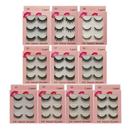 Eyelashes 3d mink lashes natural long make up false eyelashes eyelash brushes makeup eye lashes tweezers 3d lashes maquiagem