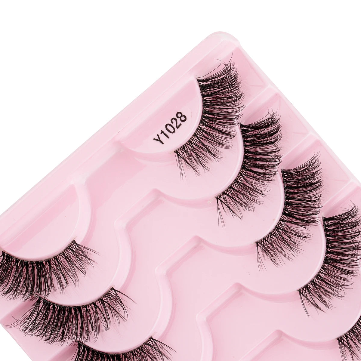 Cat Eye Lash 3/5/10 Pairs Half Lashes Natural Long False Eyelashes Wispy 3D Mink Lashes Volume Faux Cilios Extension Makeup Tool