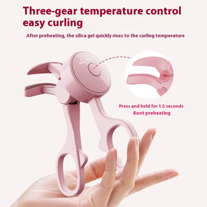 Electric eyelash curler, long-lasting styling, easy and perfect curling all day long, portable electric eyelash curler