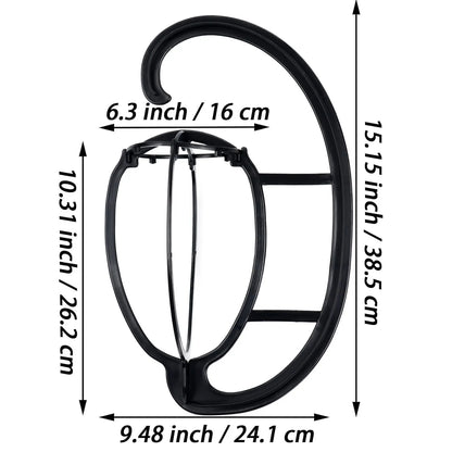 Wig Hanger Portable Hanging Wig Stand for Wigs and Hats Collapsible Wig Dryer Durable Wig Hanging stand Collapsible Wig