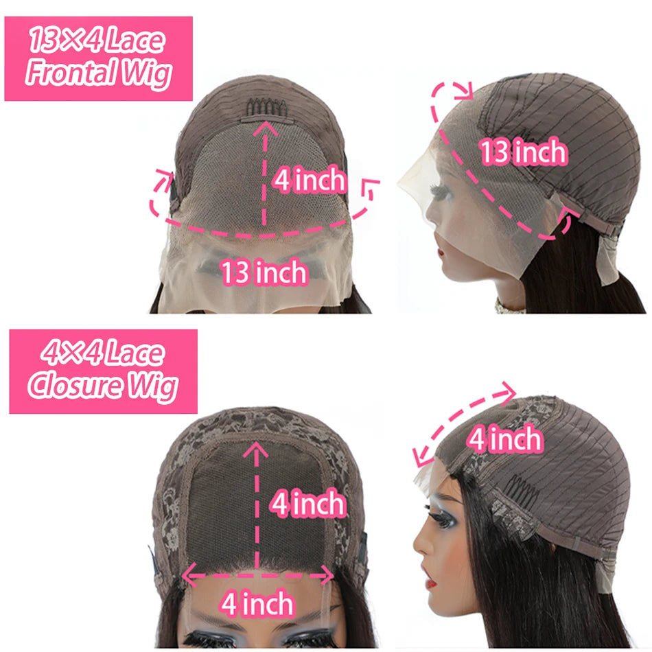 Malaysian Human Hair Wigs Loose Body Wave Bob Wig Pre plucked 13x4 HD Transparent Lace Front Short Bob Wig Natural Color Tissage