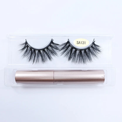 REDSIREN Natural Magnetic Lashes Makeup 1/5Pairs Reusable Magnetic False Eyelashes and Eyeliner Kit