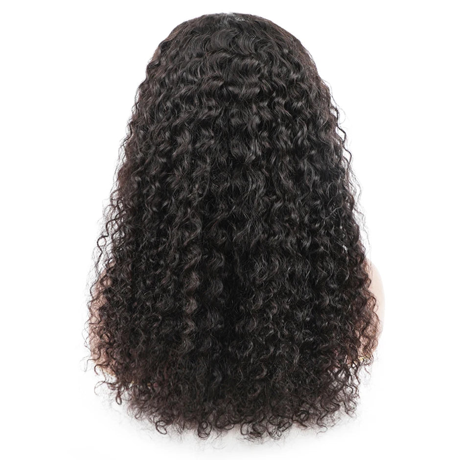 Wear And Go Glueless Wigs Water Wave HD Lace Closure Wigs Human Hair 180% Density Lace Frontal Pre-Cut Preplucked Hairline