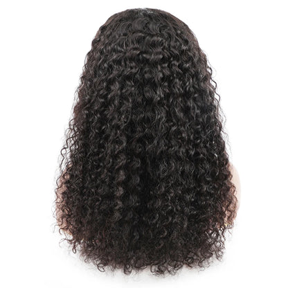 Wear And Go Glueless Wigs Water Wave HD Lace Closure Wigs Human Hair 180% Density Lace Frontal Pre-Cut Preplucked Hairline