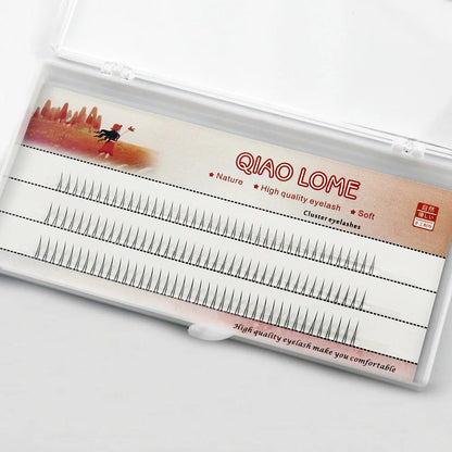 Natural Lashes 120 Clusters V-Shaped Lower Eyelashes 5/6/7mm Natural Lower Under Eyelash Easy Grafting Makeup Extension Tools