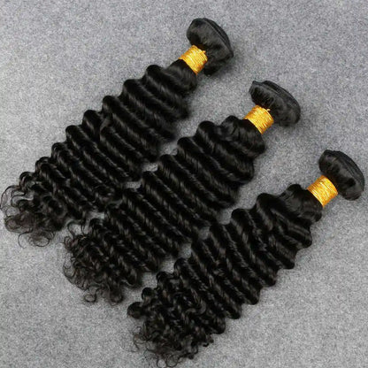 Curly Deep Wave Human Hair Bundles 30 Inch 3/1PCS Bundles Remy Hair 100% human hair Brazilian Raw Hair Bundle Weaving Extensions