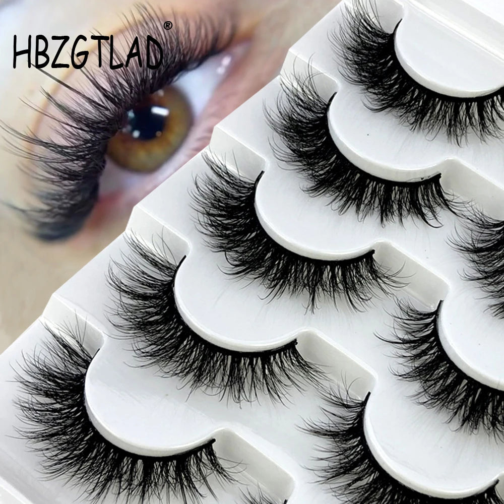 Faux Mink Eyelashes Natural 3D Mink Lashes Volume False Eyelashes Dramatic Thick Fake Eyelash Extension Makeup Tool Maquiagem