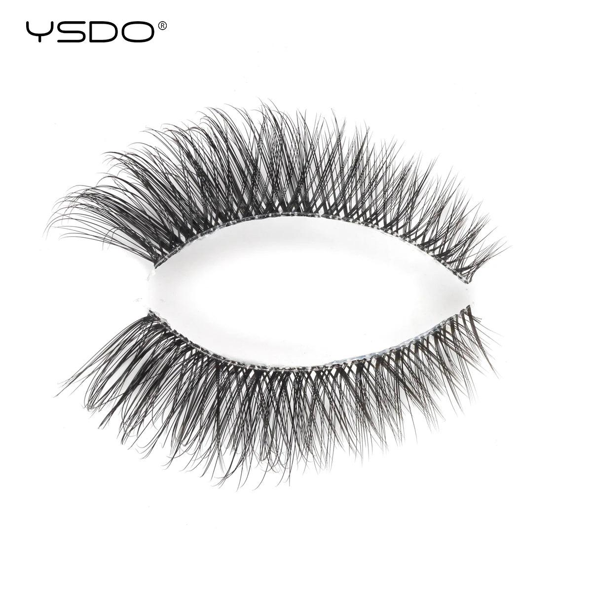 YSDO Natural Long Eyelashes 10 Pairs Wispy Soft 3D Mink Lashes Reusable Cat Eye Lashes Makeup Eyelash Extension Faux Cils