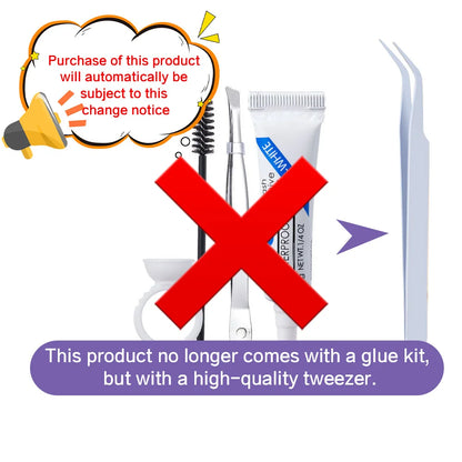 Cat Eye Individual Lashes Ultra-Large Wispy Thin Band Individual Cluster Lashes Kit for Self Application BQI Diy Lash Extensions