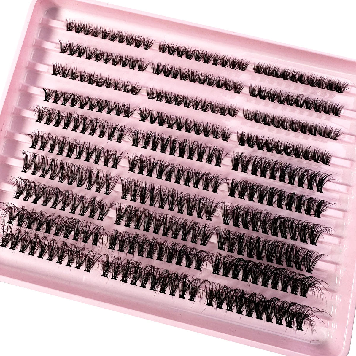 300/120PCS 5D Fluffy Cluster Lashes 30D-100D Natural Thick Eyelash Clusters Individual Lashes DIY Eyelashes Extension Makeup