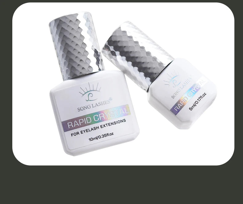 SONG LASHES Euelashes Glue 0.5 -1 Sec Drying For Eyelash Extensions  5ml transparent Clear Glue  False lash glue tools
