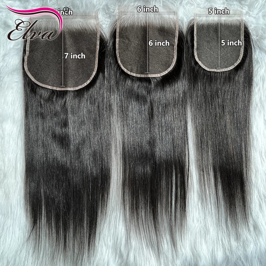 5x5 6x6 7x7 Hd Lace Closure Straight 13x4 13x6 Lace Frontal Closure Hand Tied Human Hair Closures Free Part Hd Lace Closure