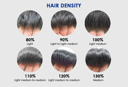 Male Hair Fine Welded Mono Base Wigs for Men Replacement Systems Natural Human Hair Toupee Men Breathable Male Wig Free Shipping