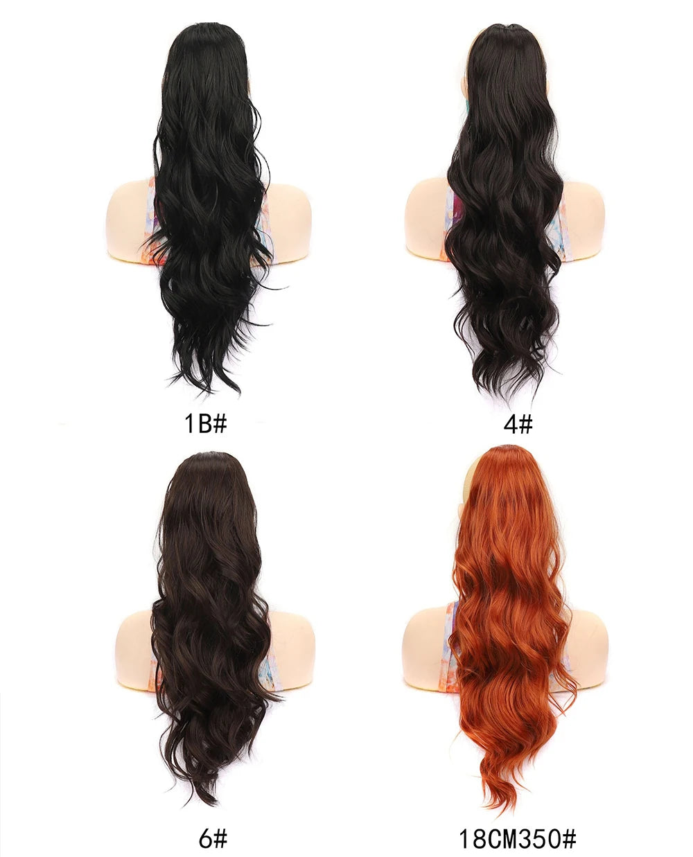 Ponytail Extension 24Inch Long Natural Wavy Drawstring Pony tail for Women Synthetic Heat Resistant Hairpiece for Daily Use part