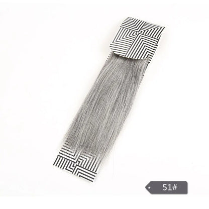 Sleek Brazilian Yaki Straight Grey Hair Bundles Colored #44 #34 #280 51# For Black Nature Remy Gray Human Hair Extension