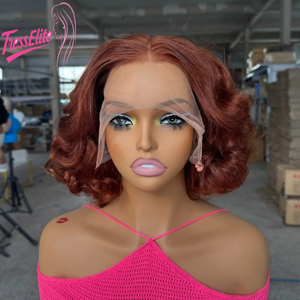 DD Raw Vietnamese Human Hair Wig Full Frontal Lace  Bouncy  100% Natural Look Ultra Soft Full Hand Weaving Brazilian Virgin Remy