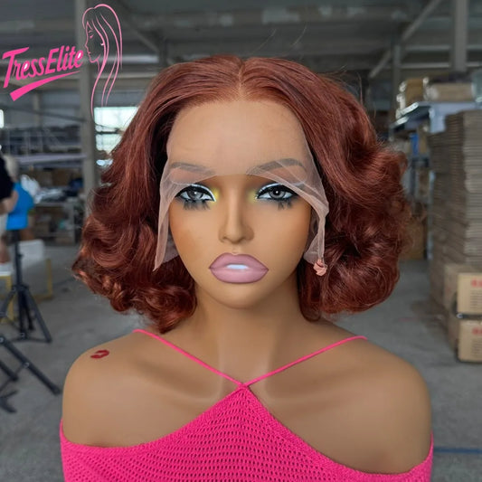 DD Raw Vietnamese Human Hair Wig Full Frontal Lace  Bouncy  100% Natural Look Ultra Soft Full Hand Weaving Brazilian Virgin Remy