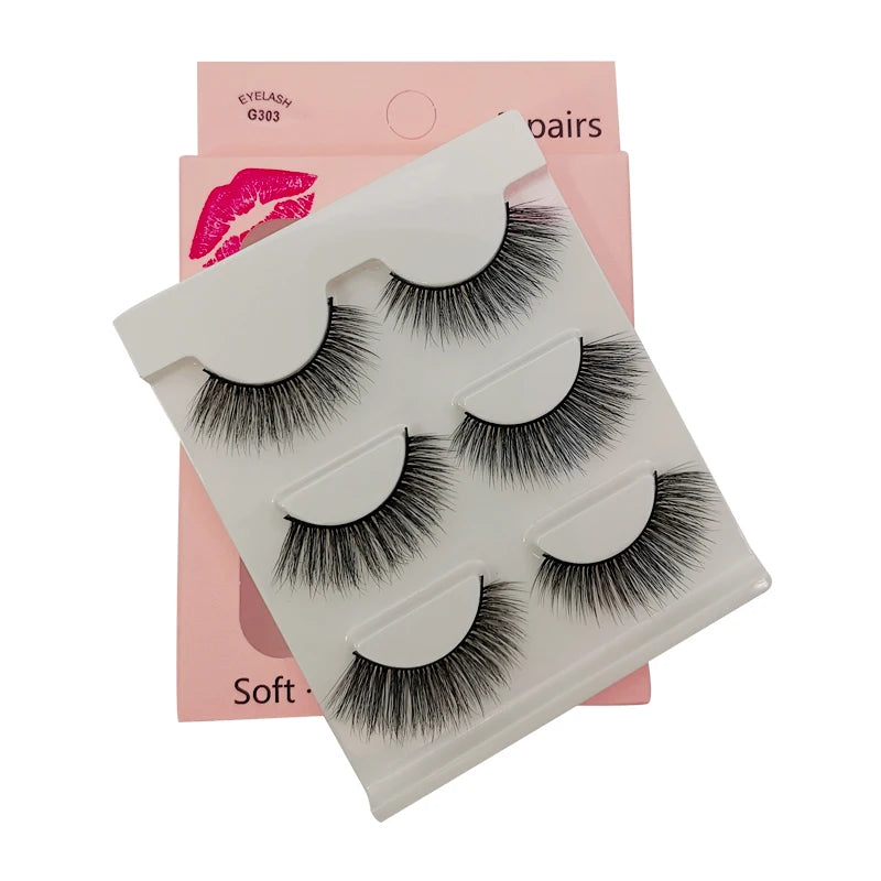 Eyelashes 3d mink lashes natural long make up false eyelashes eyelash brushes makeup eye lashes tweezers 3d lashes maquiagem